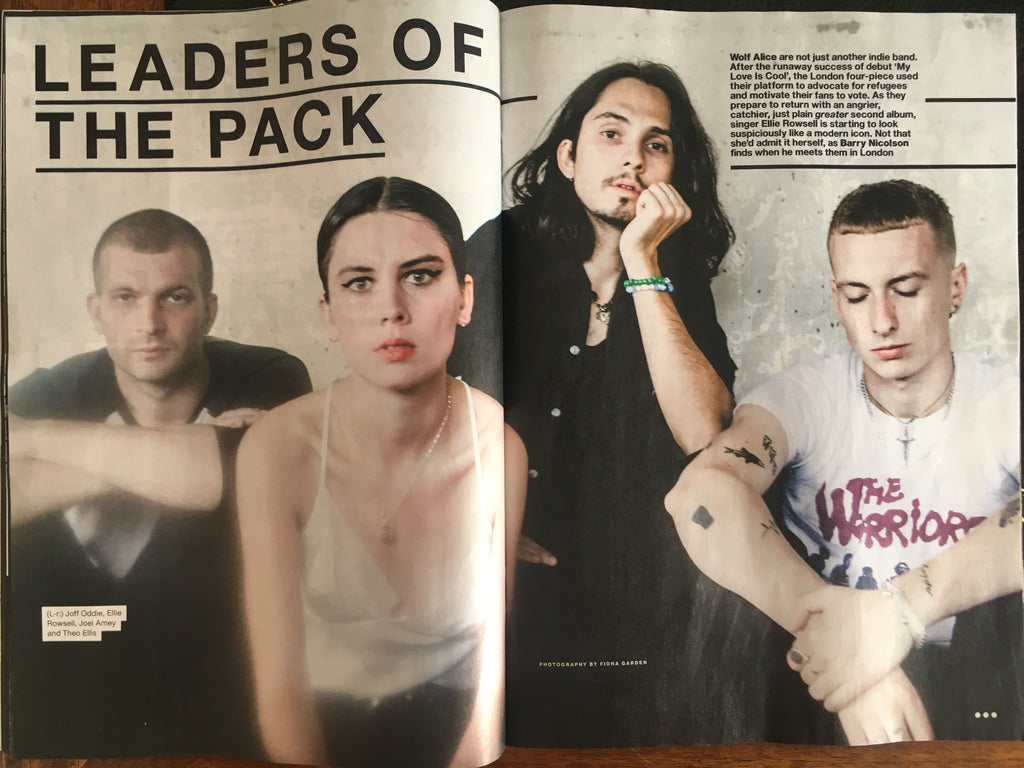 WOLF ALICE Photo Cover interview UK NME MAGAZINE August 11th 2017