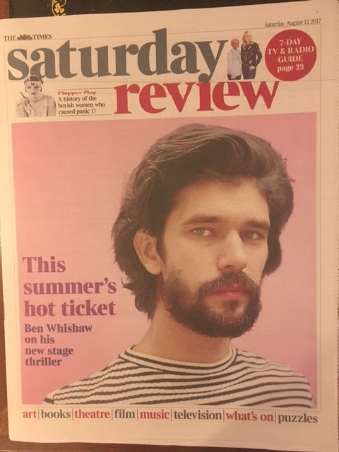 UK Times Review August 12 2017 Ben Whishaw Cover Interview