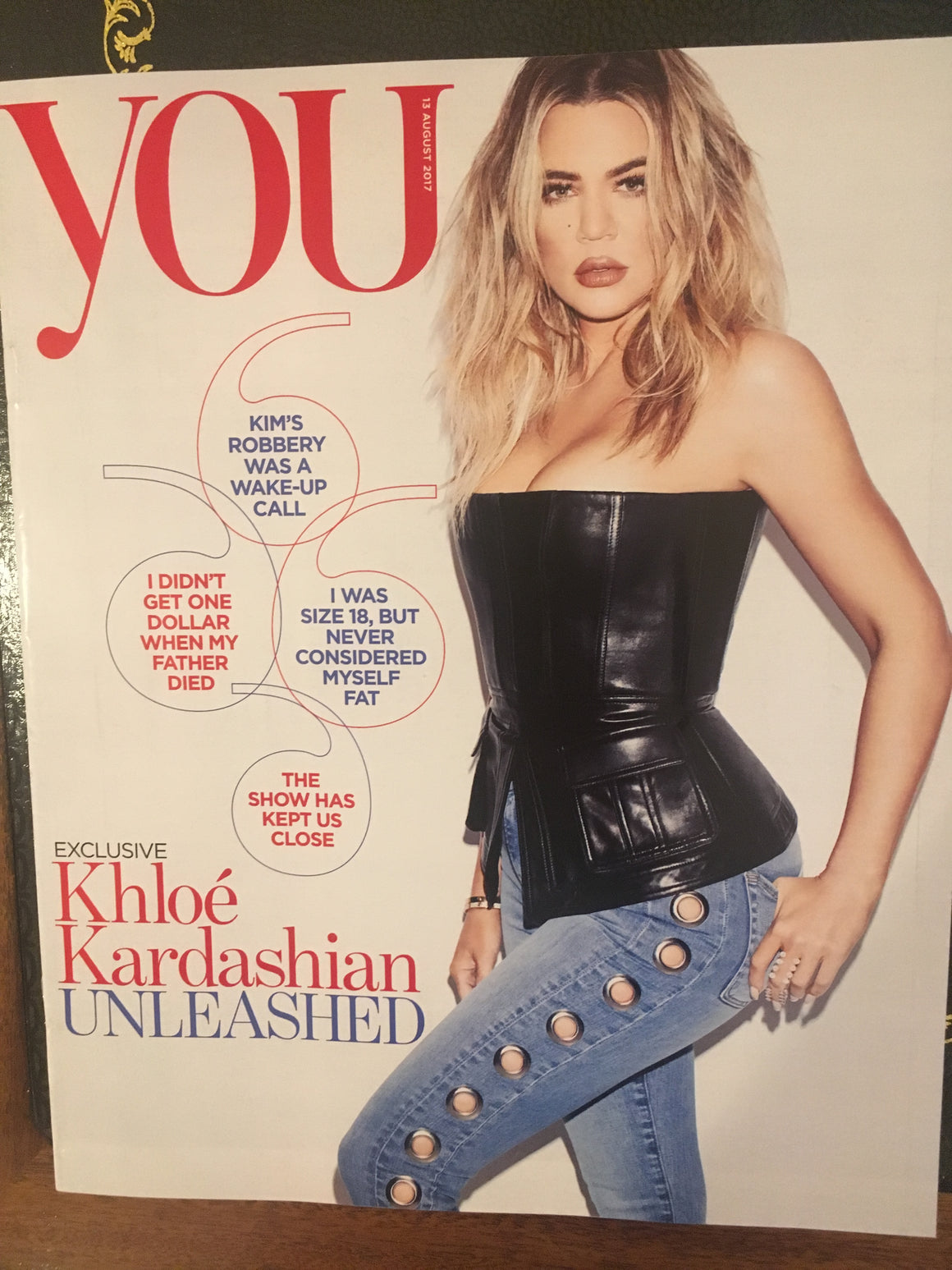 UK You magazine 13 August 2017 Khloe Kardashian Exclusive Cover Story Interview
