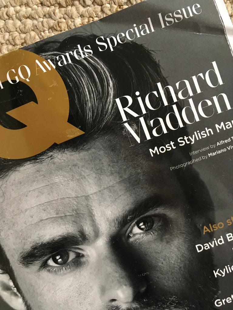 British GQ Magazine October 2019: RICHARD MADDEN Limited Edition Cover