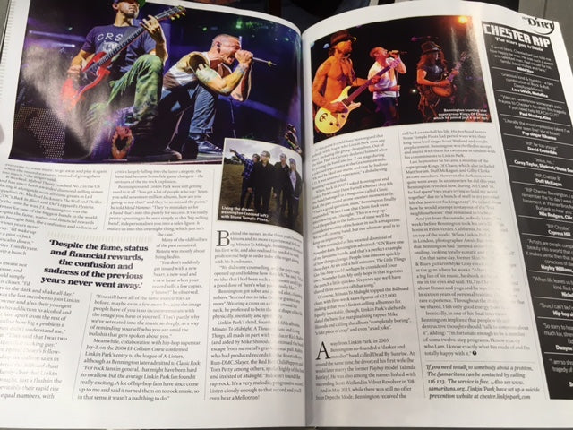 Classic Rock Magazine September 2017 Chester Bennington Metallica The Grateful Dead