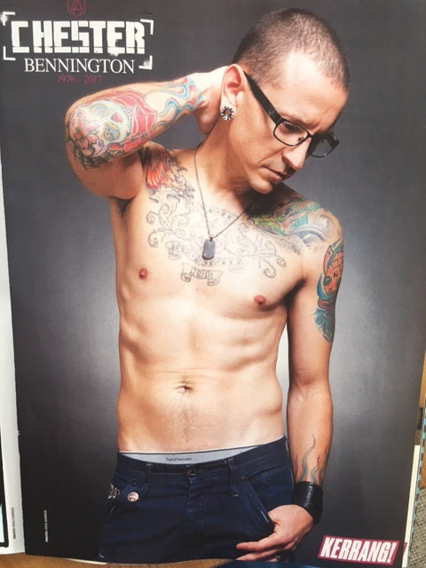 Kerrang 1684 19th August 2017 Chester Bennington Linkin Park Poster Tribute Linkin Park