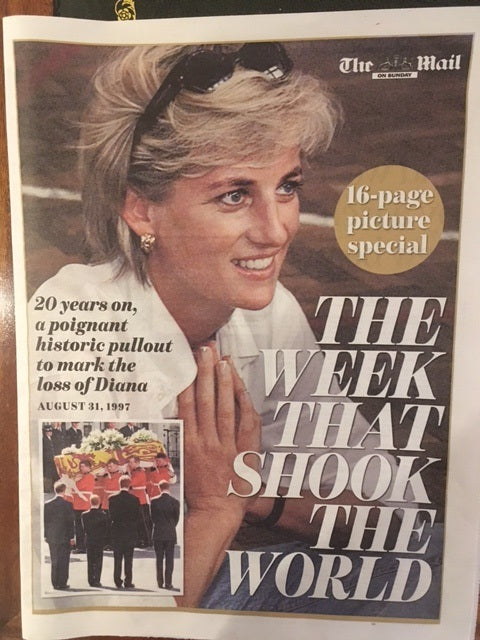 UK Mail On Sunday 20 August 2017 - Princess Diana 16 Page Picture Special