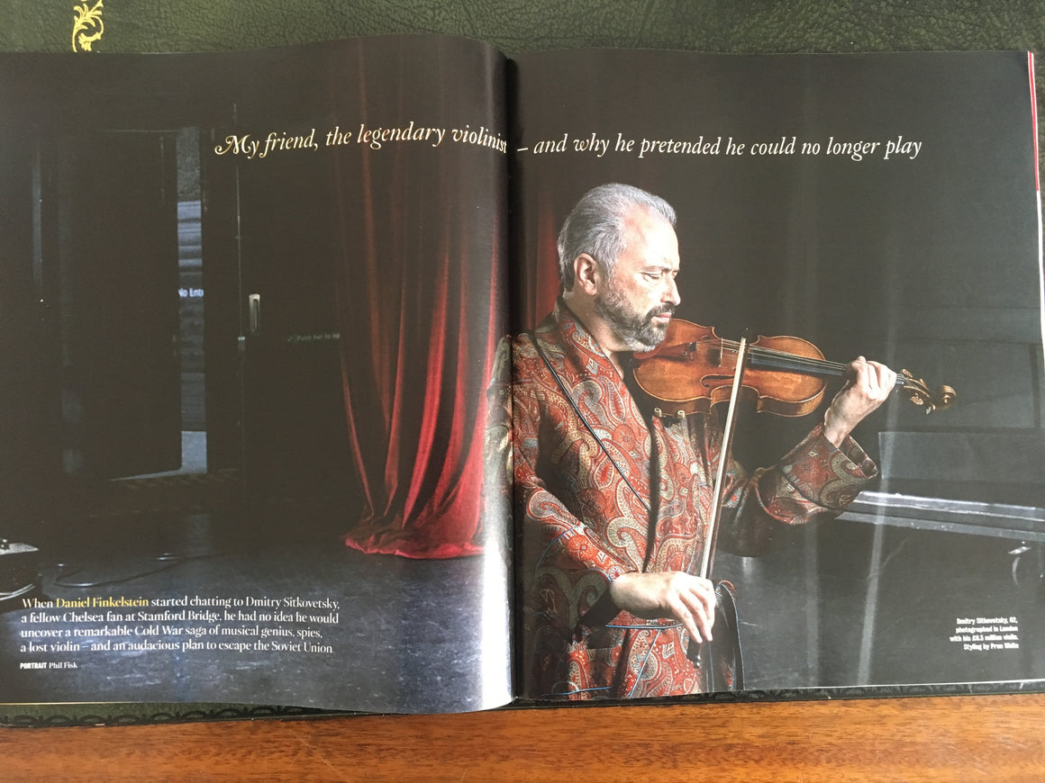 UK Times Magazine 19th August 2017 Dmitry Sitkovetsky UK Photo Interview