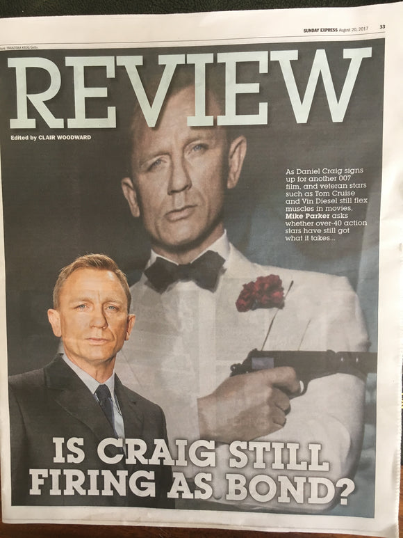 Daniel Craig James Bond Photo Cover August 2017 Uk Express Review