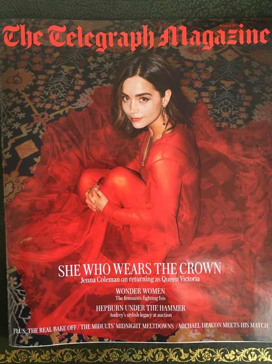 UK Telegraph magazine 19 August 2017 Jenna Coleman Victoria Cover Interview