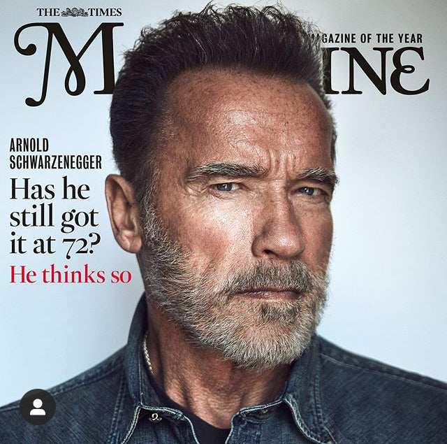 TIMES magazine 12 October 2019: Terminator ARNOLD SCHWARZENEGGER COVER FEATURE