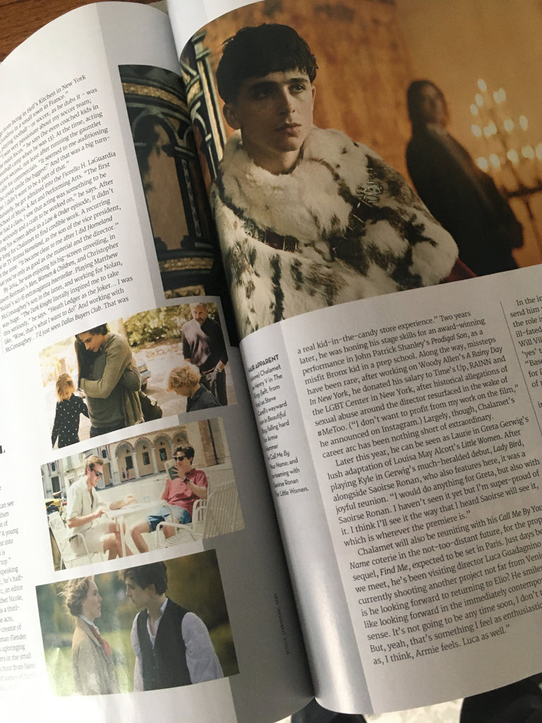 UK TOTAL FILM Magazine 2019 TIMOTHEE CHALAMET Armie Hammer