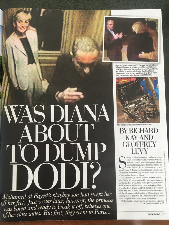 UK Weekend magazine 26 August 2017 Princess Diana Her Unseen Photo Album Part 5