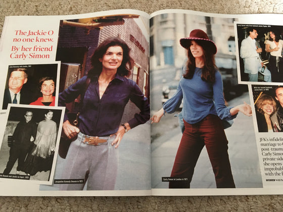 TIMES magazine 19 October 2019: Carly Simon: Me and Jackie Onassis