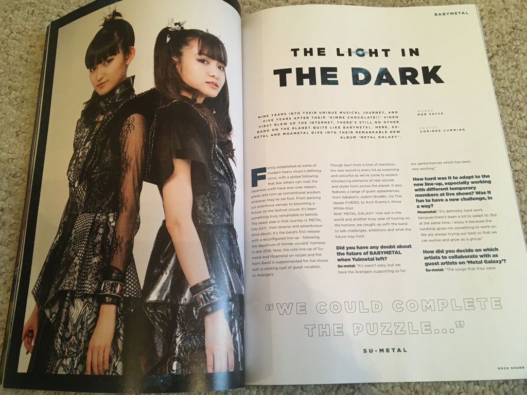 Rock Sound Magazine Issue 258: PVRIS Cover Feature + Babymetal feature