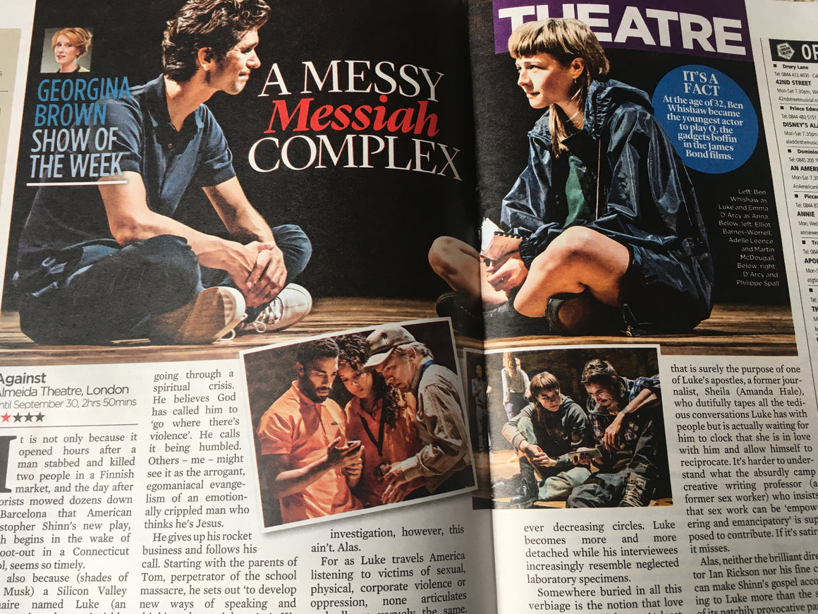 Ben Whishaw in his new play Against