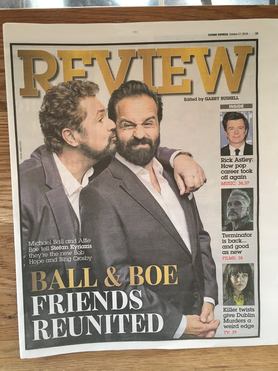 UK Express Review 27 October 2019: Alfie Boe & Michael Ball cover and interview