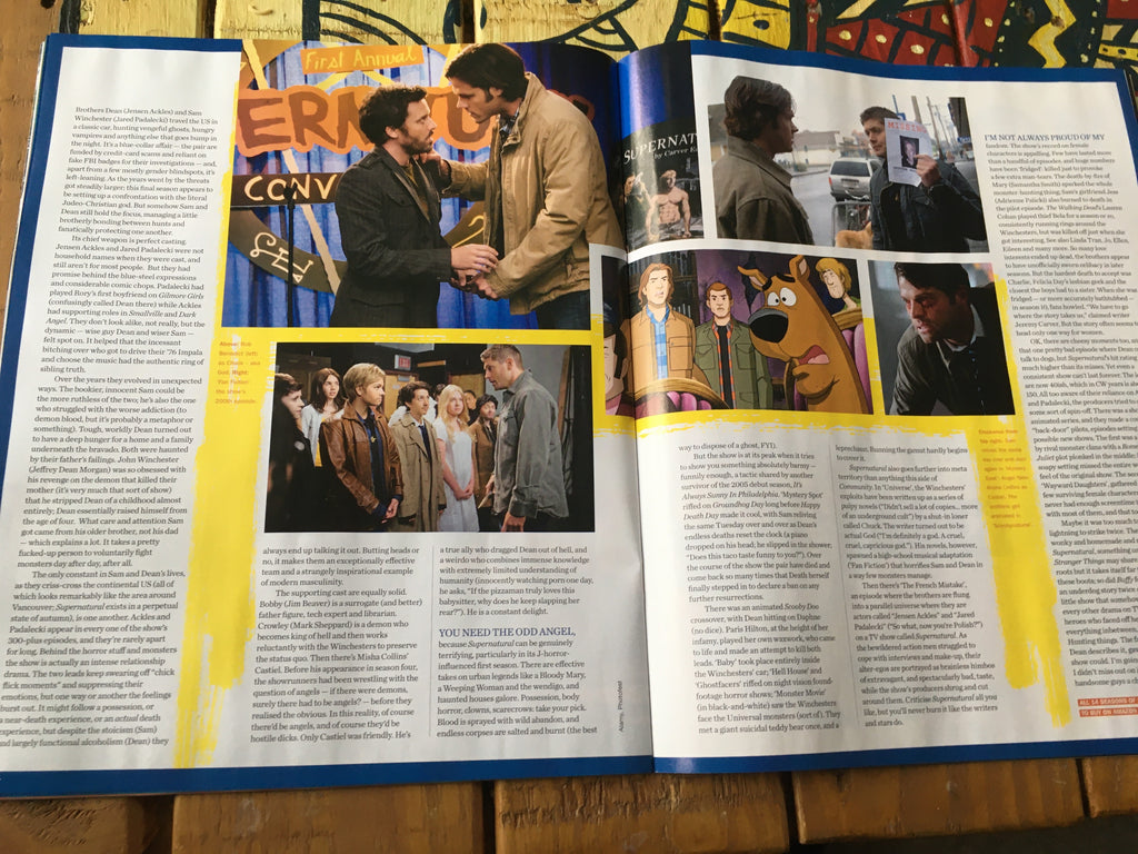 Pilot TV Magazine #5 Richard Armitage Supernatural Jensen Ackles Jared Padalecki