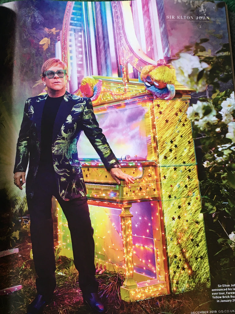 UK GQ Magazine December 2019: Sir Elton John Limited Subscribers Cover