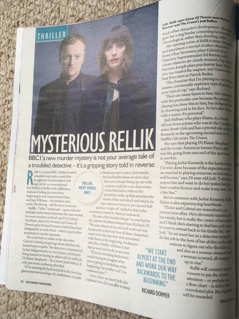 Saturday Magazine September 2 2017 Suranne Jones Jodi Balfour Richard Dormer Norman Pace