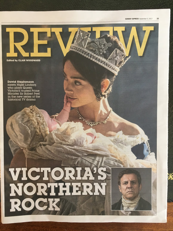 UK Express Review 3rd September 2017 Jenna Coleman Victoria Nigel Lindsay