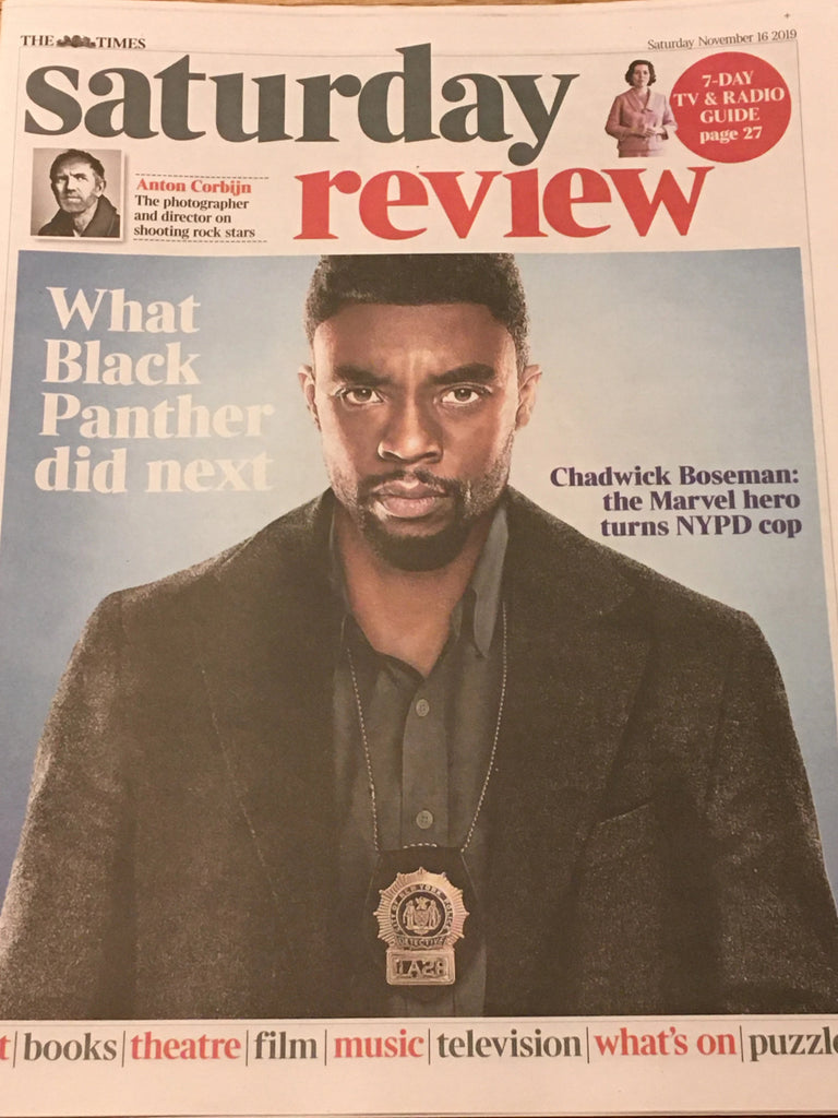 UK Times Review November 2019: Depeche Mode Chadwick Boseman