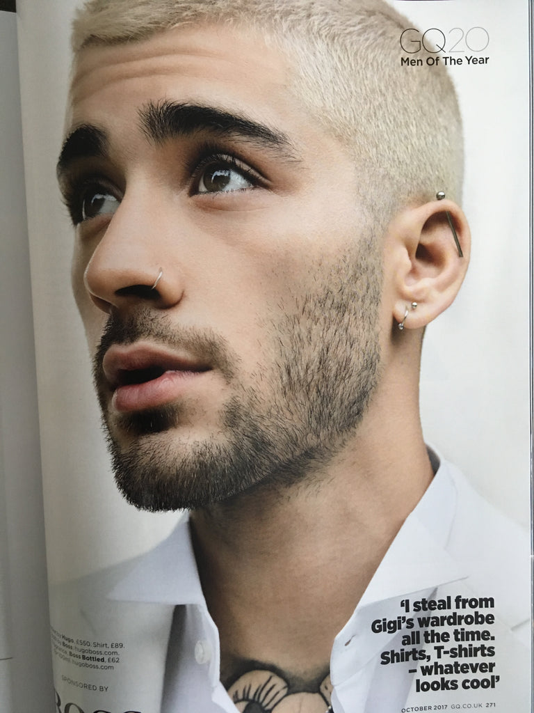 GQ Magazine British October 2017 Zayn Malik One Direction NEW