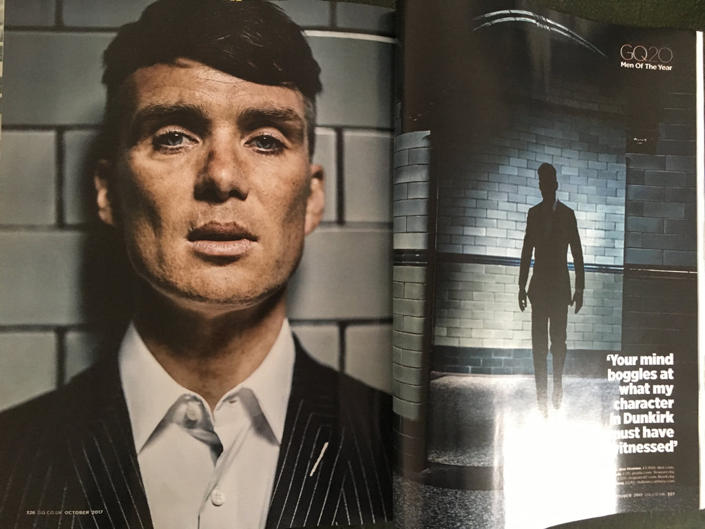 UK GQ Magazine October 2017 Cillian Murphy UK Cover Edition 1 of 9 Covers