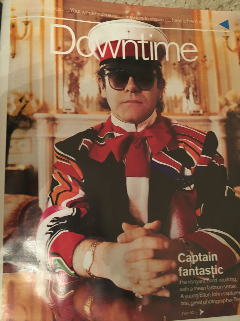 TELEGRAPH MAGAZINE - November 23 2019 Elton John by Terry O'Neill