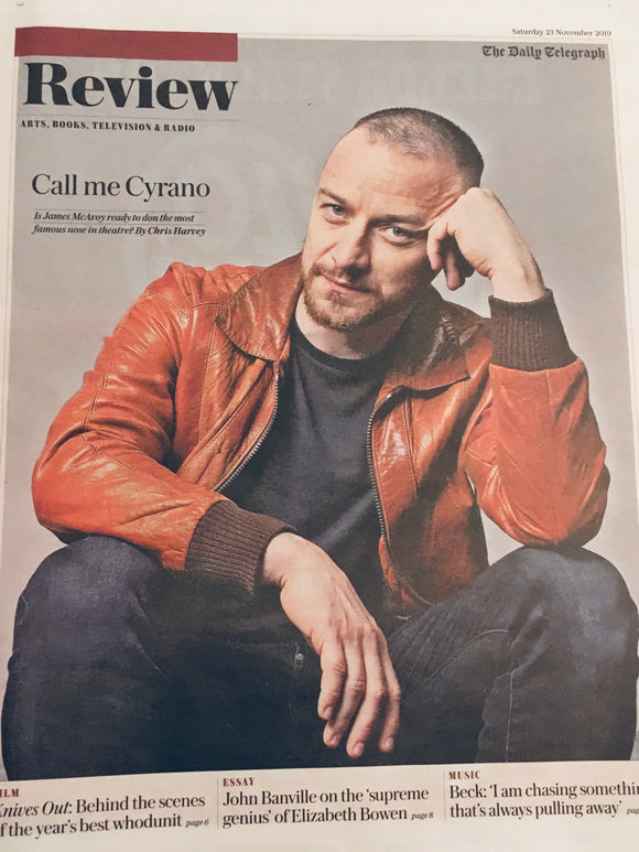 TELEGRAPH REVIEW November 2019: James McAvoy Cover Exclusive