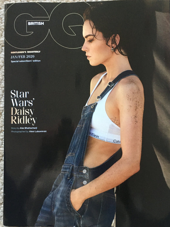 UK GQ Magazine December 2019: Daisy Ridley Limited Subscribers Cover