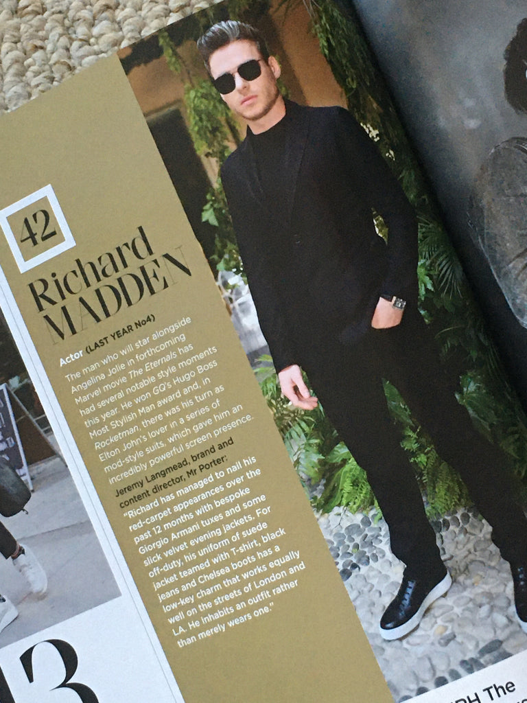 UK GQ Magazine Jan 2020: Timothee Chalamet Harry Styles Richard Madden Cody Fern
