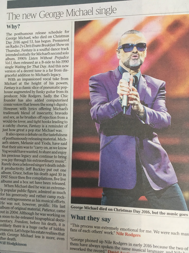 UK Times Review September 9 2017 Simon Rattle George Michael Wolf Alice