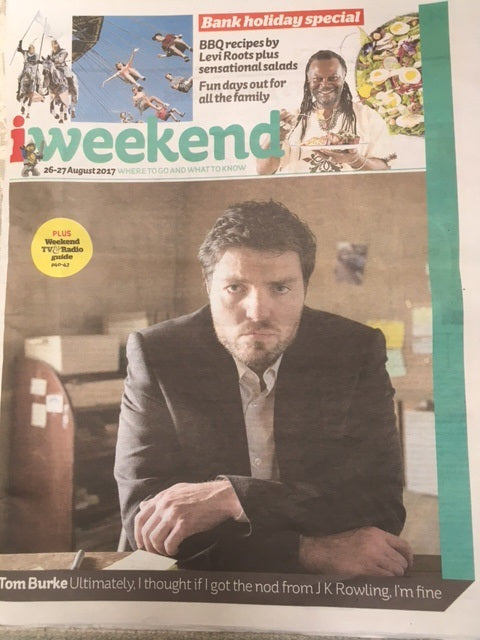 The i Weekend 26th August 2017 Tom Burke i Weekend Interview