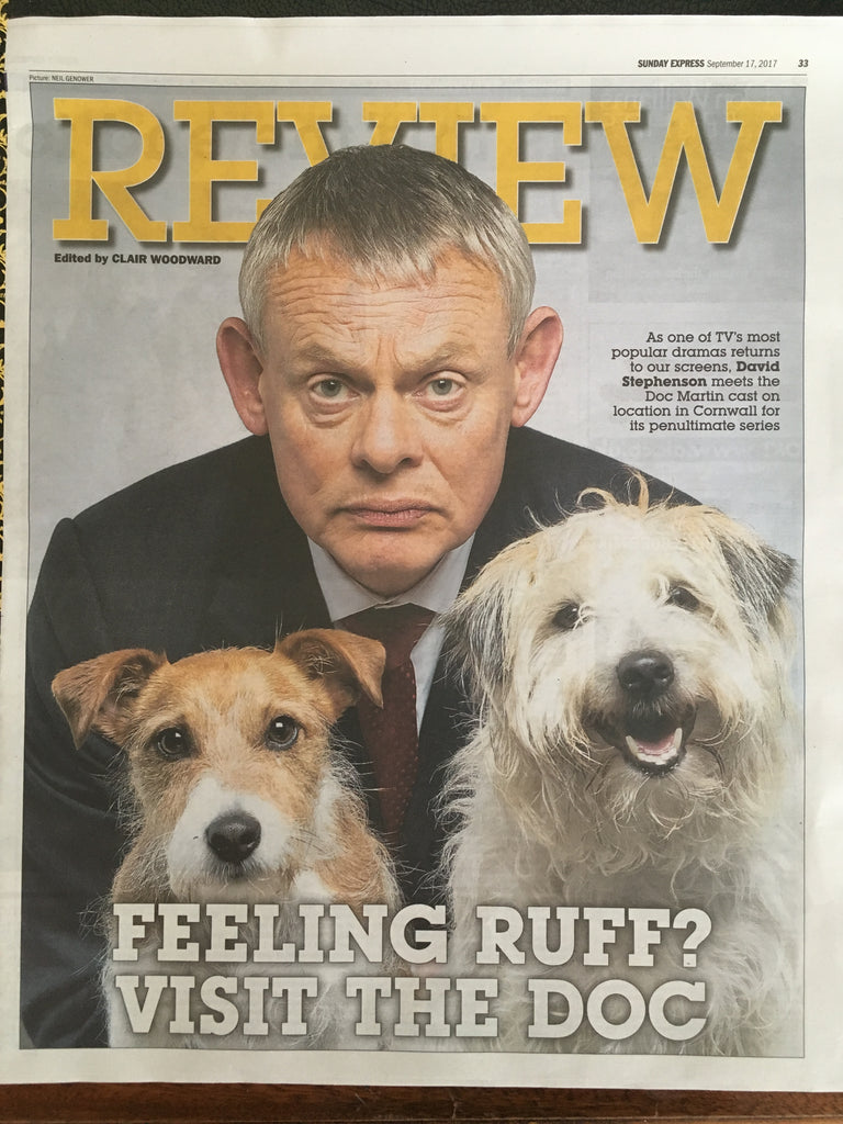 Martin Clunes on the cover in Doc Martin