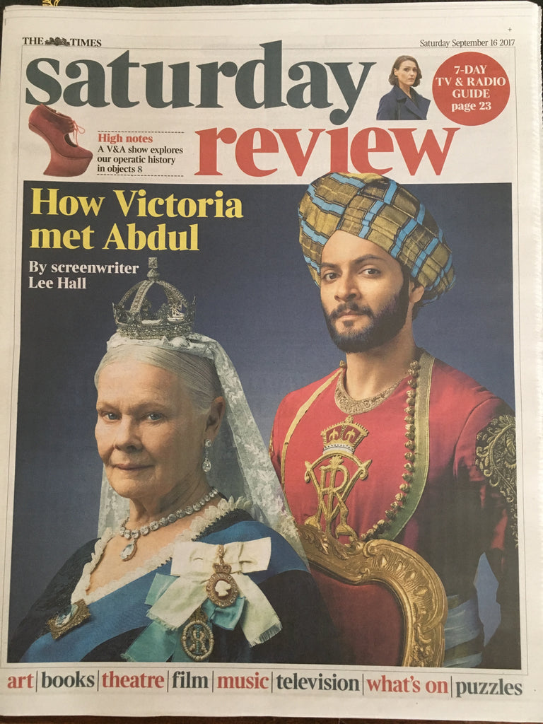 UK Times Review 16 September 2017 Judi Dench Ali Fazal Robert Harris