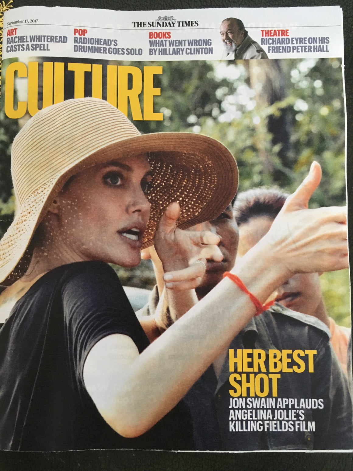 UK Culture Magazine 17 September 2017 Angelina Jolie Radiohead Philip Selway