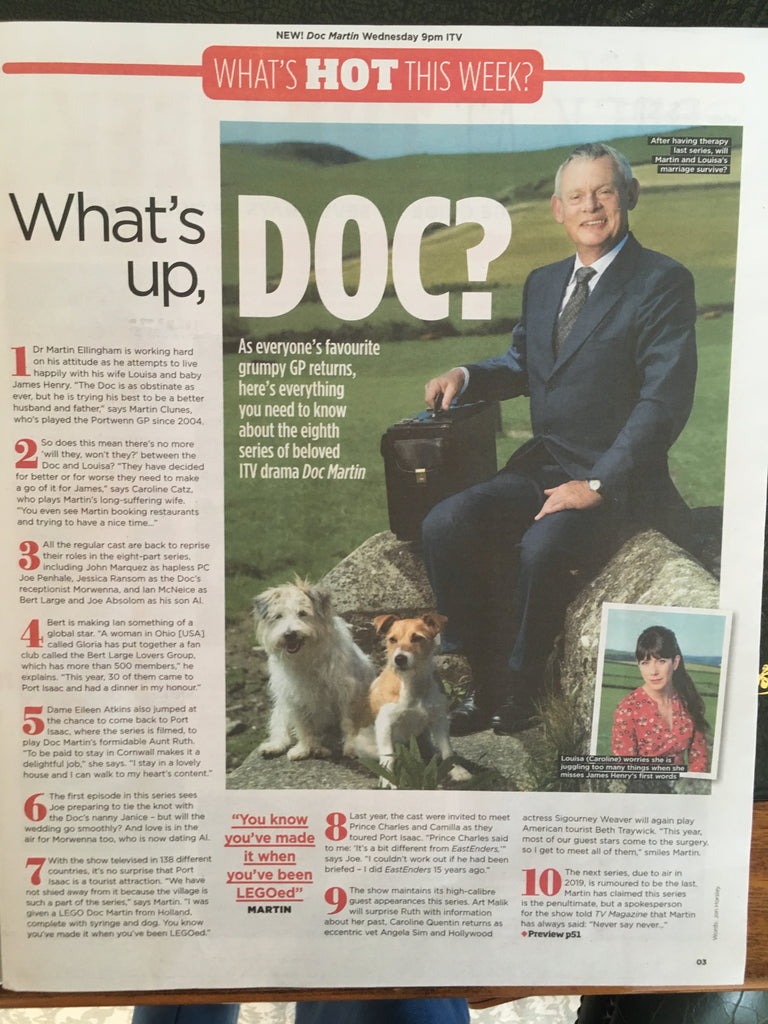 UK Sun TV Magazine September 16 2017 Joel Dommett Martin Clunes Bryan Cranston