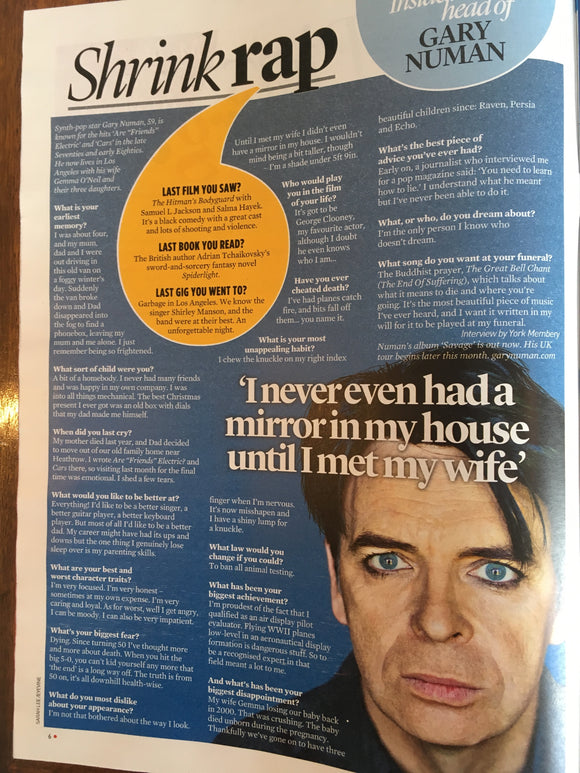 UK Event Magazine September 2017 David Bowie Gary Numan Cat Deeley Judi Dench