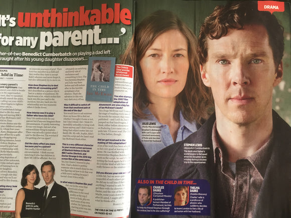 Benedict Cumberbatch interviewed in the TV Times