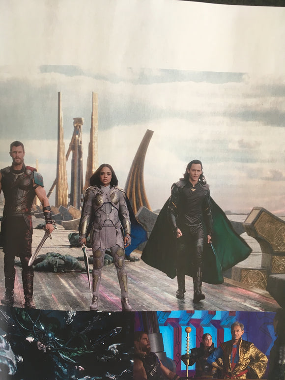 UK Total Film Magazine 2017 Tom Hiddleston on set of Thor Ragnorak