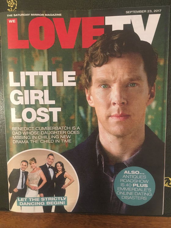 Love TV Magazine September 23 2017 Benedict Cumberbatch - Child In Time Cover