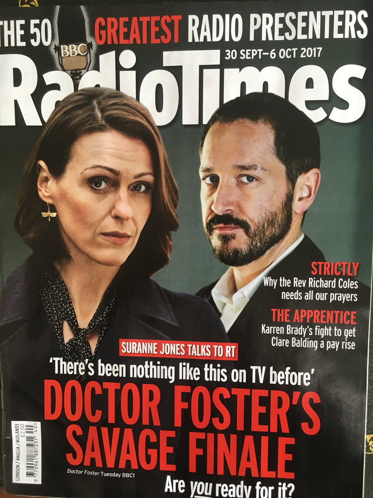 Bertie Carvel & Suranne Jones on the cover of Radio Times Magazine
