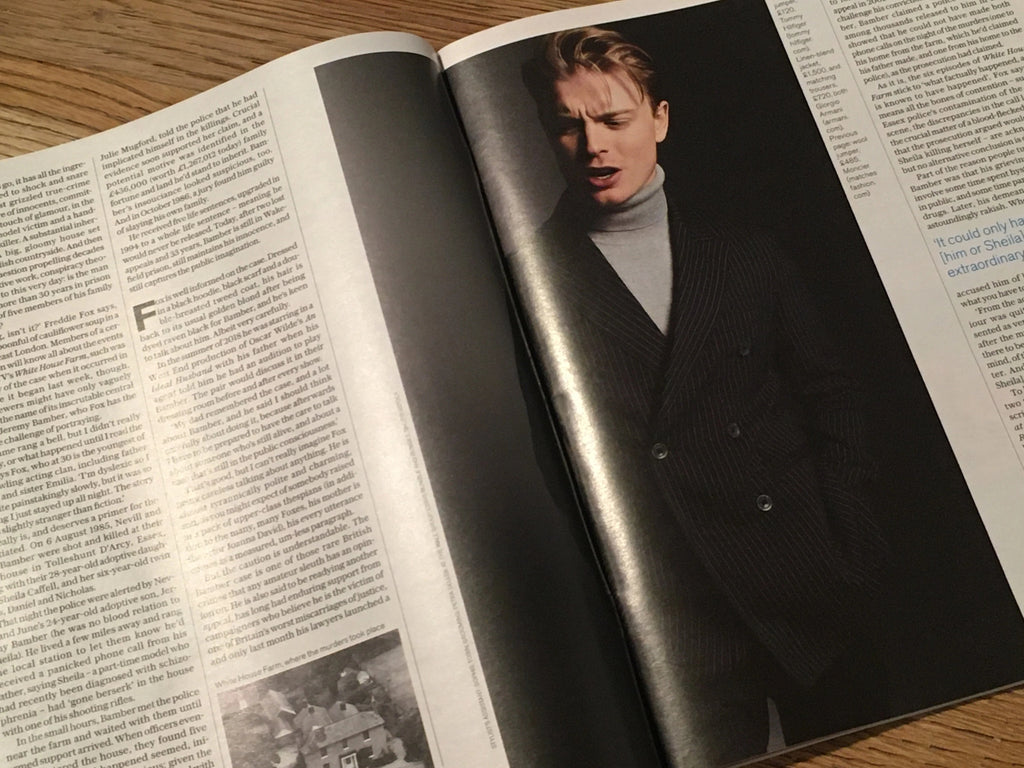 The Telegraph magazine - FREDDIE FOX Cover & Interview (11 January 2020)
