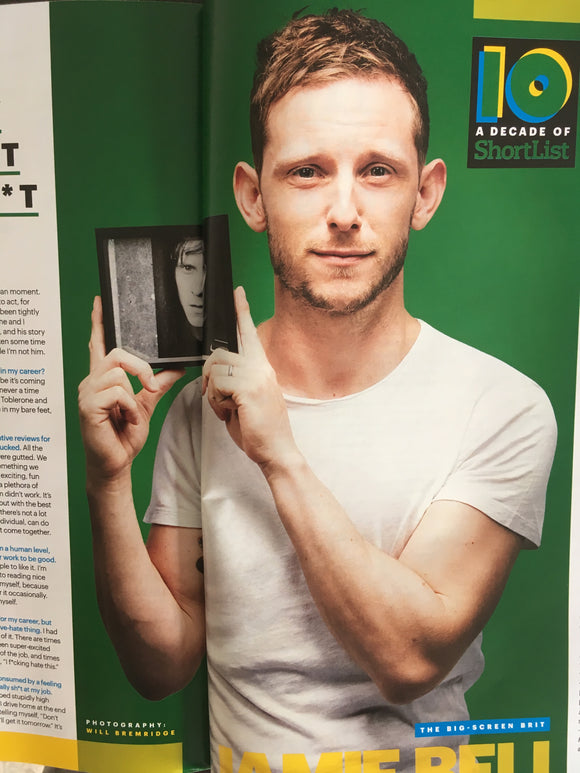 Jamie Bell on the cover of Shortlist Magazine