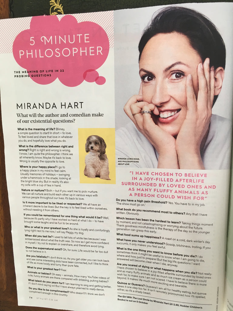 UK Stylist Magazine September 2017 - Haim Cover Interview - Miranda Hart