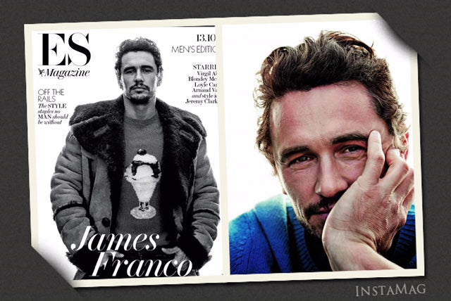James Franco on the cover of ES Magazine