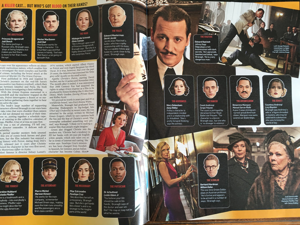 Event Magazine October 2017 Kenneth Branagh Johnny Depp Daisy Ridley Imelda May