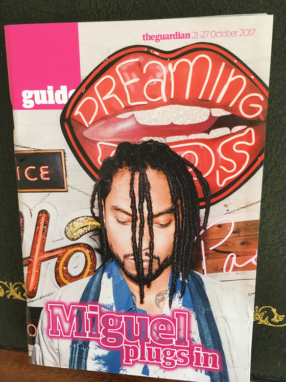 Miguel on the cover of Guide Magazine