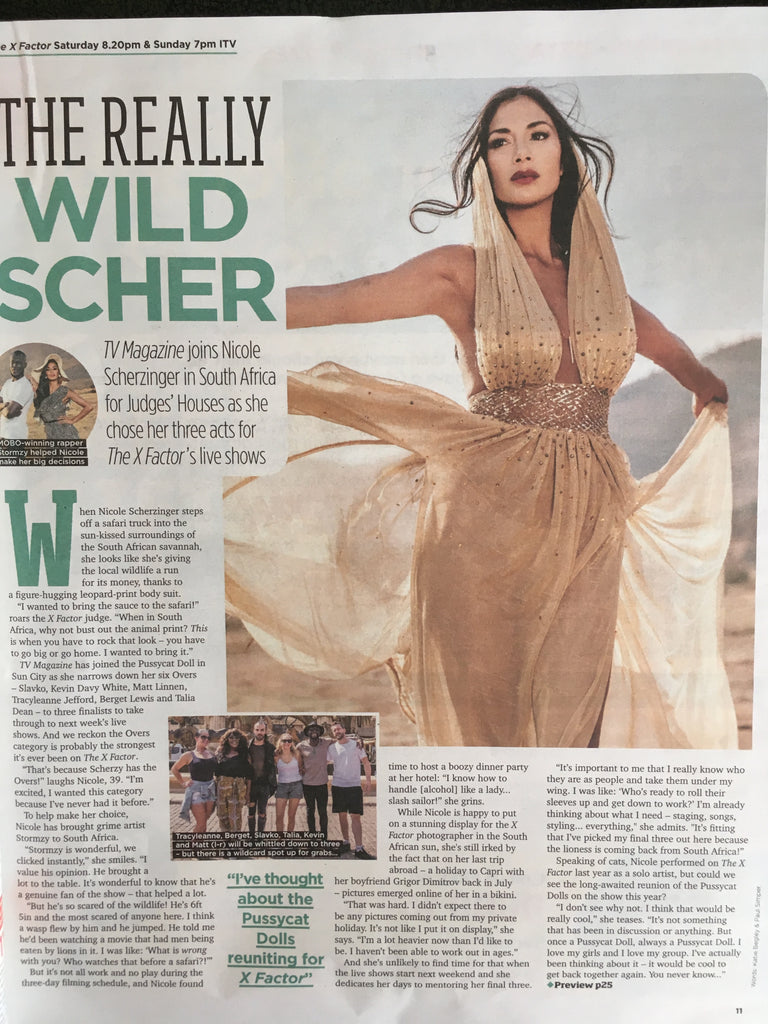 Sun TV Magazine 21 October 2017 Suggs Madness Nicole Scherzinger Jack Whitehall