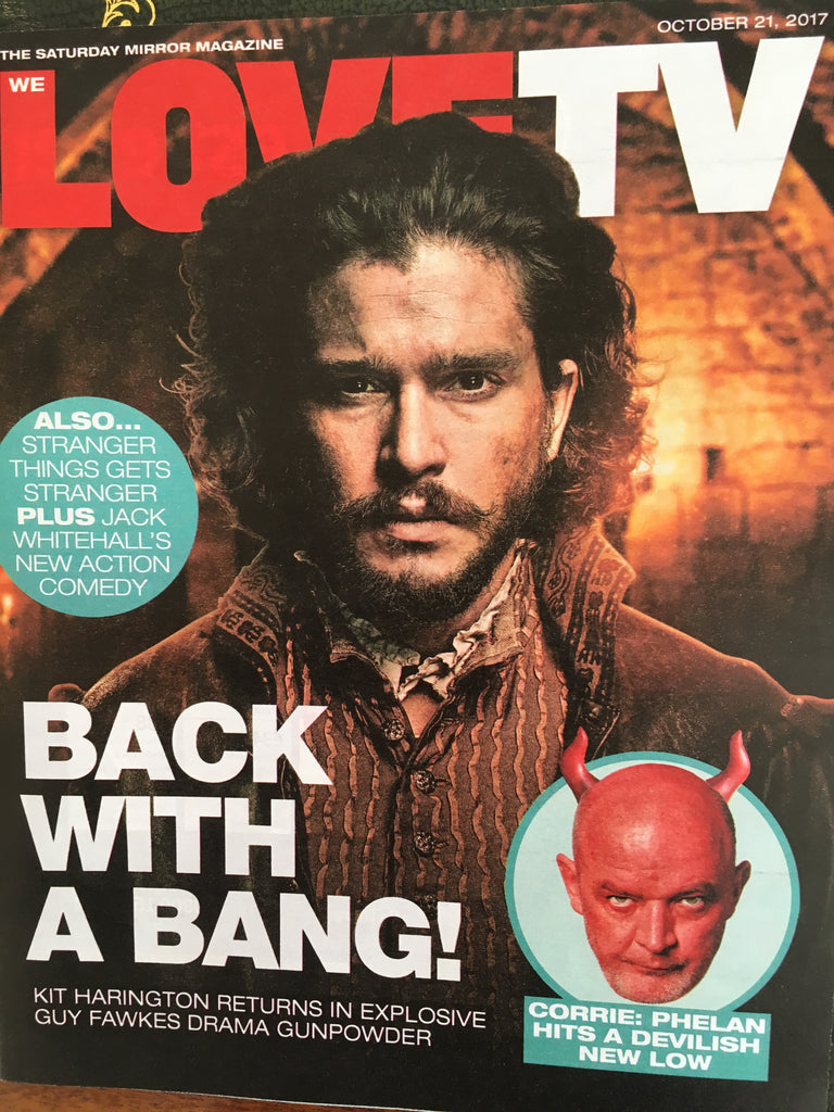 Love TV Magazine - October 21 2017 Kit Harington Tom Cullen Gunpowder UK Cover Interview
