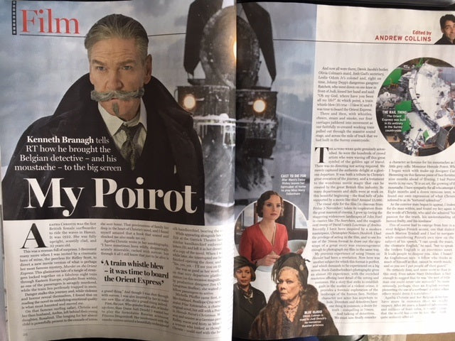 Radio Times Magazine 28 October 2017 Alfie Boe Matthew Macfadyen Kenneth Branagh George Michael