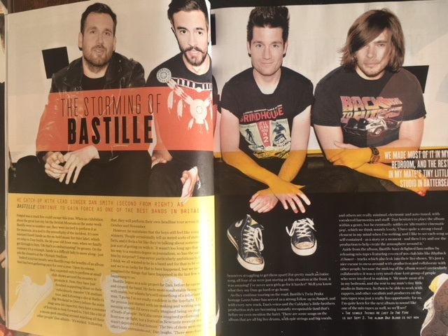 UK Attitude Magazine August 2013 Dan Smith Bastille Interview