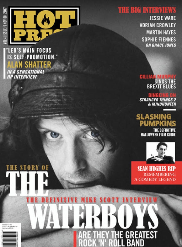 Mike Scott of the Waterboys Cover of Hot Press Magazine